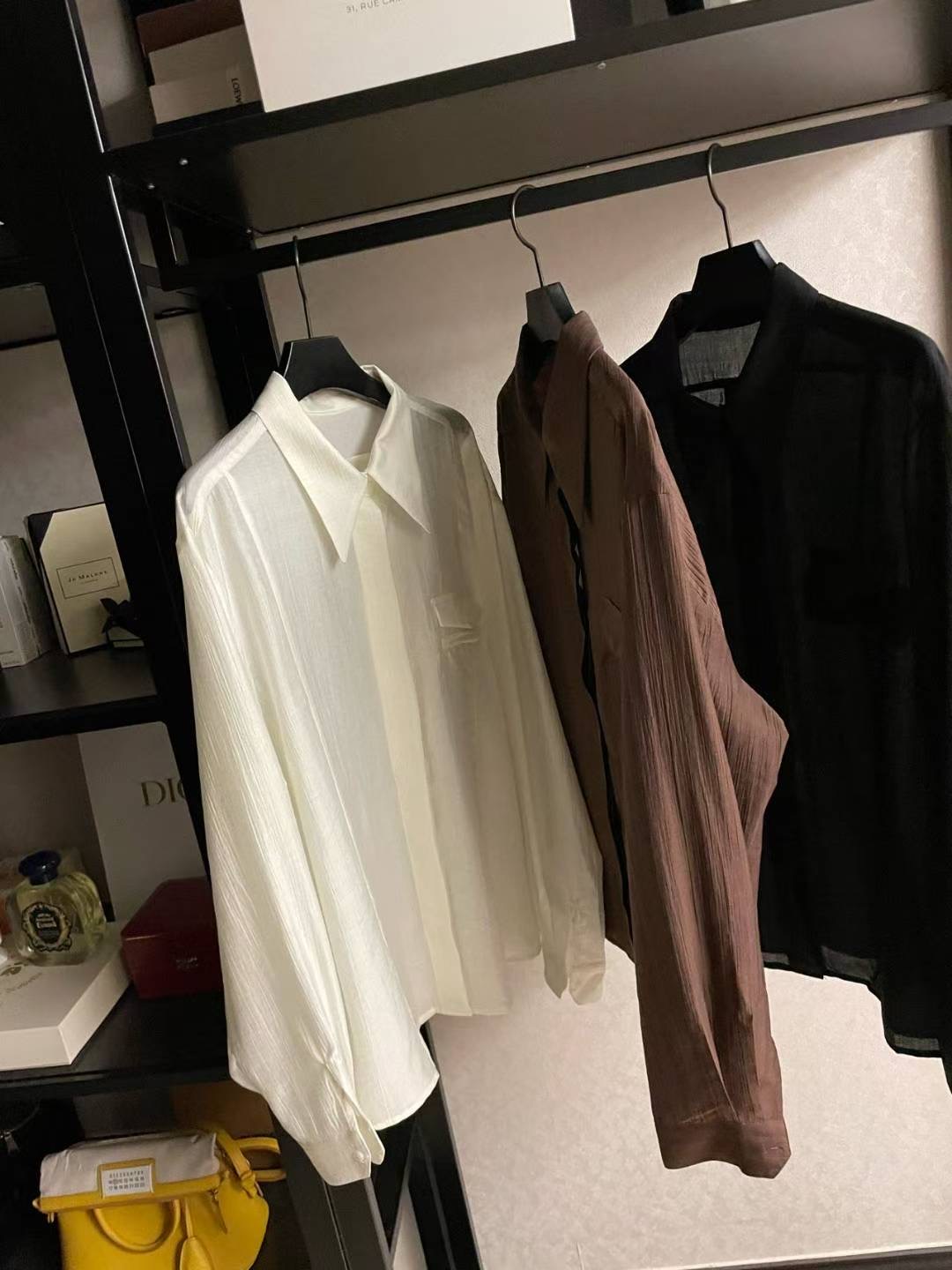 JGREY東大門㊣直郵女裝新品職業休閑25秋冬時尚人氣襯衫蕾絲衫JGREY襯衫/蕾絲衫圖色3左三色