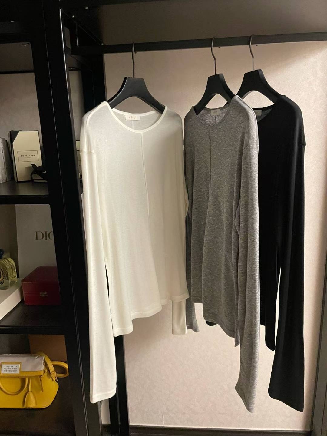 JGREY東大門㊣實拍女士新款時尚推薦人氣職業休閑熱賣長袖T恤JGREY長袖T恤圖色2左二色