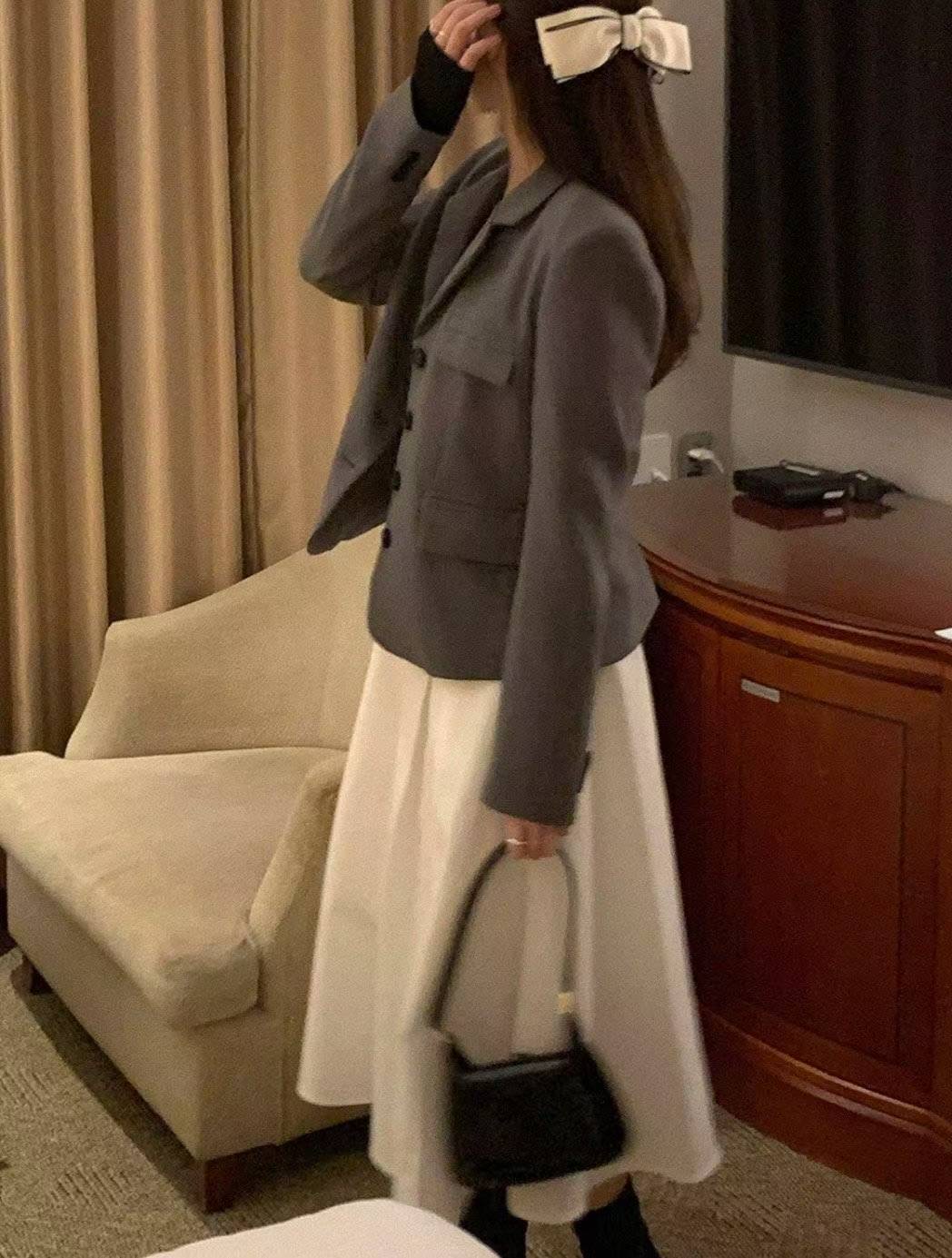 JGREY韓國代購㊣女裝新款推薦時尚休閑人氣25秋冬職業西裝西服JGREY西裝/西服