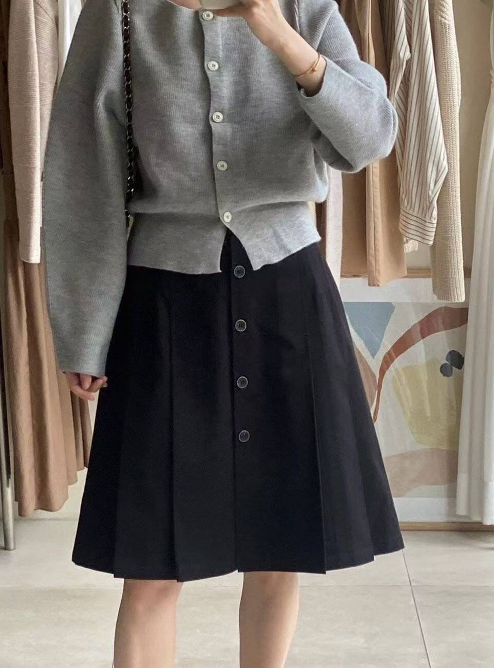 JGREY韓國直郵㊣女士新款時尚人氣熱賣半身裙中短裙不含腰帶JGREY半身裙/中短裙