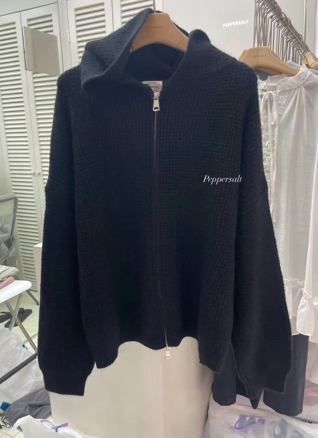PEPPER 페페東大門㊣直郵女士新品休閑真品衛衣連帽衫拉鏈PEPPER-OT衛衣圖色4