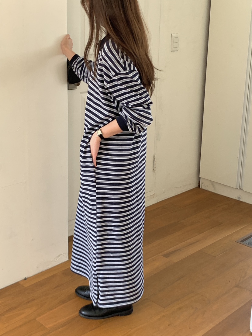 PLANTS ON GRAY韓國直郵㊣女士新品休閑真品25秋冬連衣裙PLANTS ON GRAY連衣裙