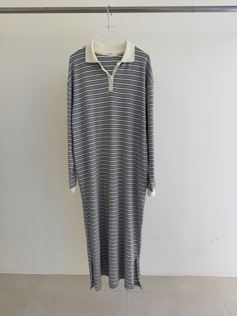 PLANTS ON GRAY韓國直郵㊣女士新品休閑真品25秋冬連衣裙PLANTS ON GRAY連衣裙
