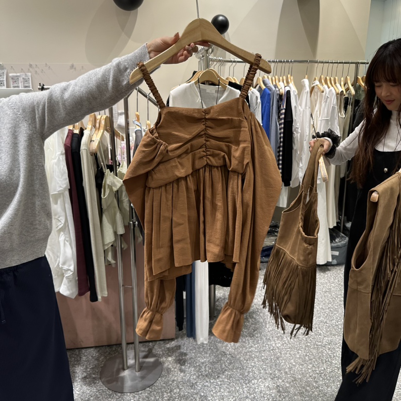 SOF韓國代購㊣女裝新品職業休閑推薦真品人氣熱賣25秋冬吊帶背心SOF吊帶/背心