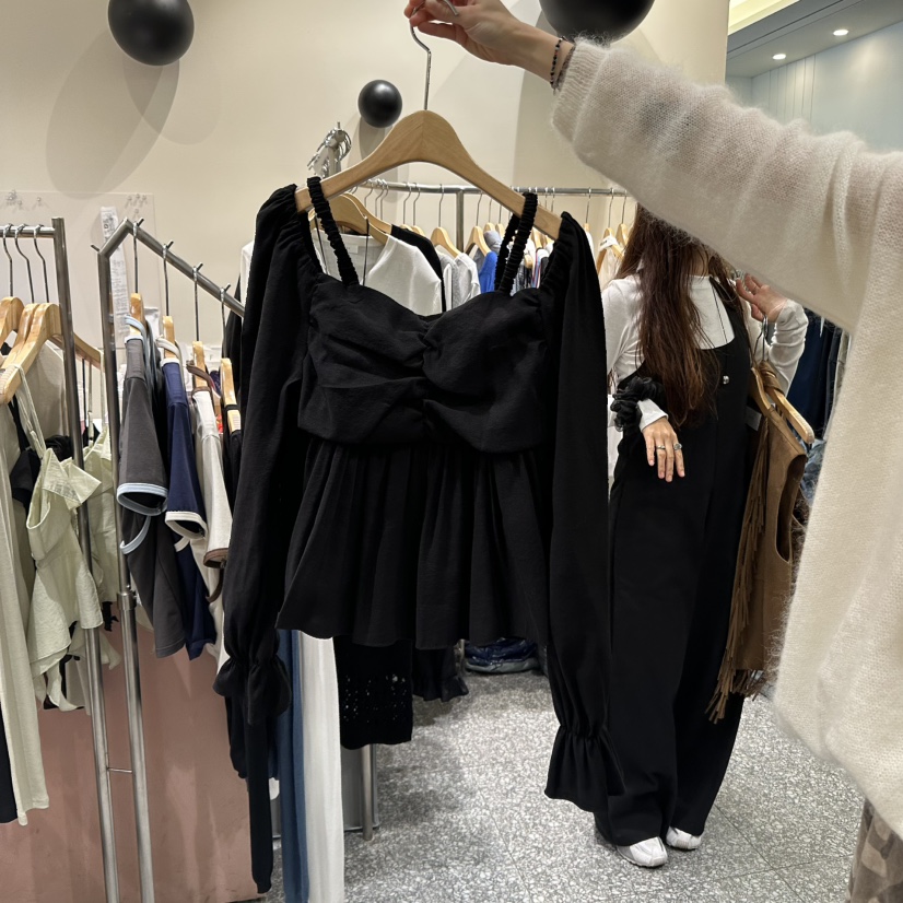 SOF韓國代購㊣女裝新品職業休閑推薦真品人氣熱賣25秋冬吊帶背心SOF吊帶/背心