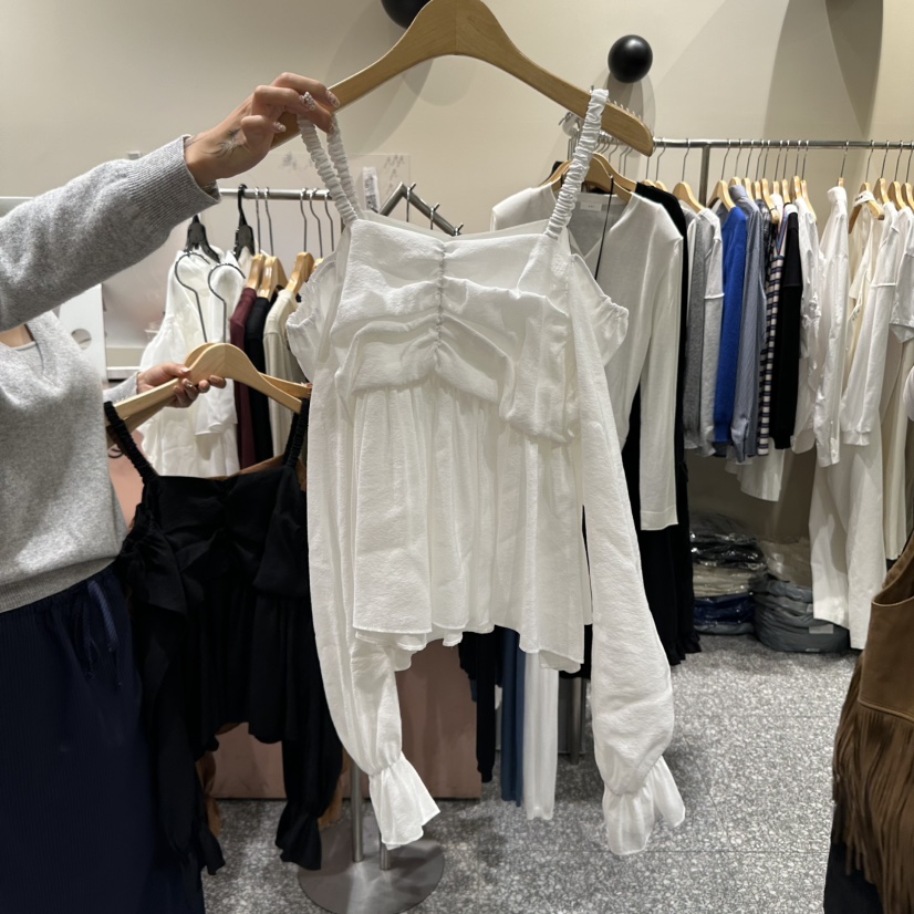 SOF韓國代購㊣女裝新品職業休閑推薦真品人氣熱賣25秋冬吊帶背心SOF吊帶/背心圖色1