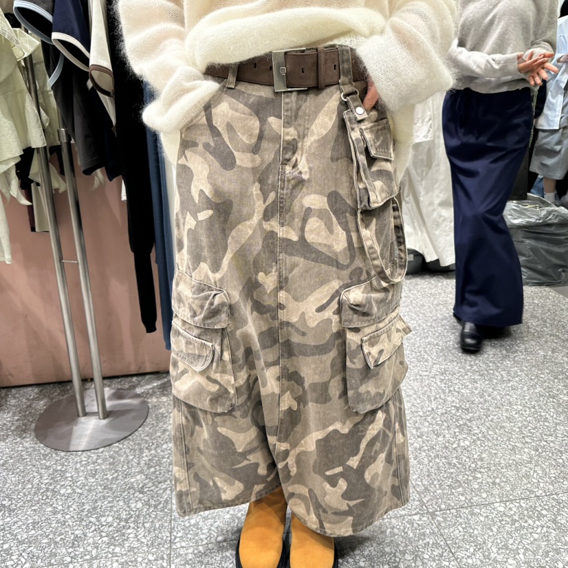 SOF東大門㊣實拍女裝新款職業真品人氣休閑褲不含配飾口袋工裝SOF休閑褲圖色3