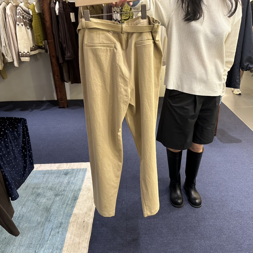 FURE韓國直郵㊣女士新品25秋冬推薦真品休閑時尚休閑褲含腰帶FURE休閑褲