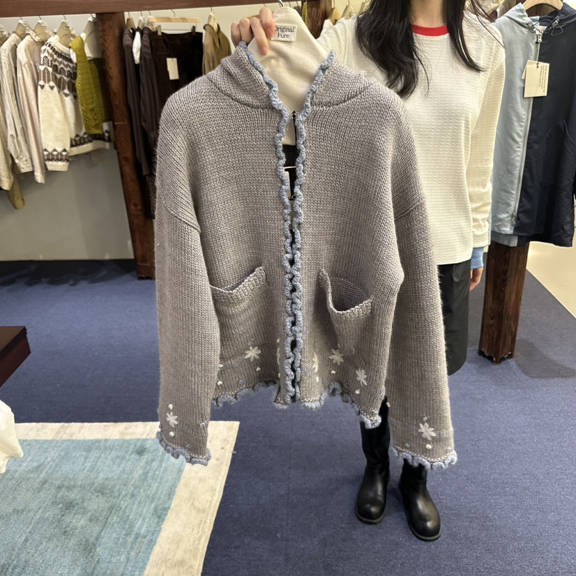 FURE韓國直郵㊣女裝新品25秋冬人氣真品休閑職業熱賣推薦毛衣FURE毛衣圖色2