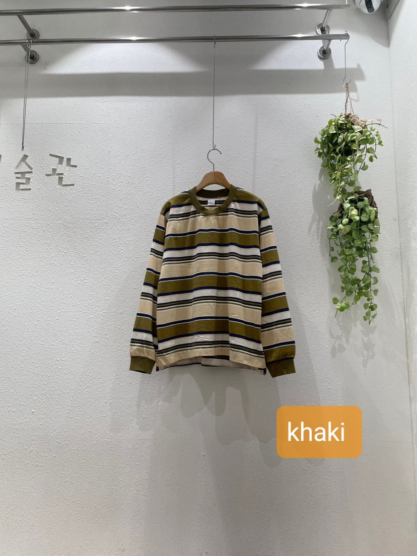 GALLERY-A韓國代購㊣女裝新品熱賣推薦真品時尚長袖T恤單排扣GALLERY長袖T恤圖色2