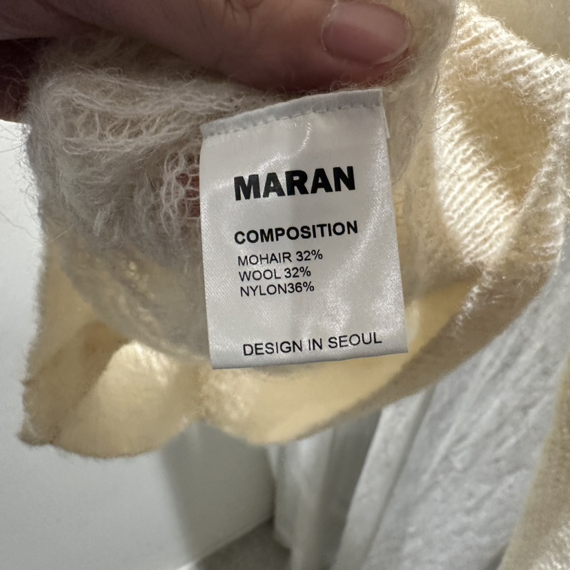 MARAN-P東大門㊣直郵女裝新款休閑人氣職業針織衫馬海毛開衫MARAN針織衫