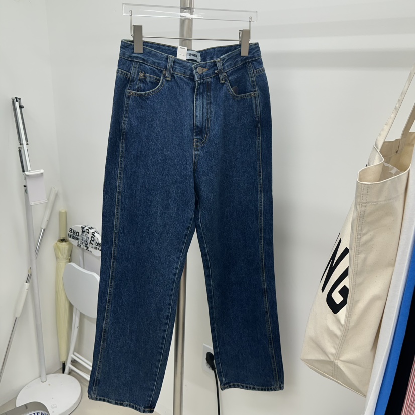 TOPDRESSING韓國代購㊣女士新款25秋冬時尚推薦人氣熱賣牛仔褲TOPDRESSING牛仔褲