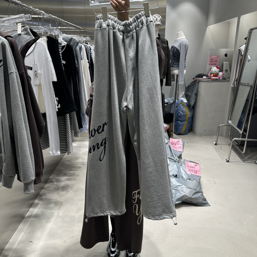 KIKI東大門㊣直郵女裝新品職業時尚推薦25秋冬休閑褲天鵝絨KIKI休閑褲