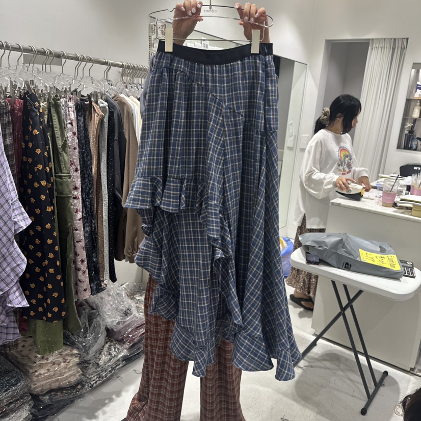 COMBO東大門㊣直郵女士新品推薦時尚休閑25秋冬人氣熱賣長裙COM_BO長裙