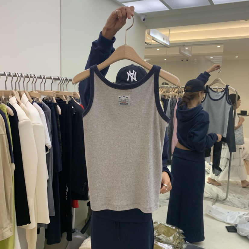 FLAUNT東大門㊣實拍女士新品人氣熱賣時尚真品休閑吊帶背心FLAUNT吊帶/背心