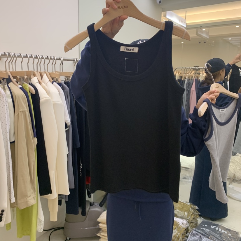 FLAUNT東大門㊣實拍女士新品人氣熱賣時尚真品休閑吊帶背心FLAUNT吊帶/背心圖色2
