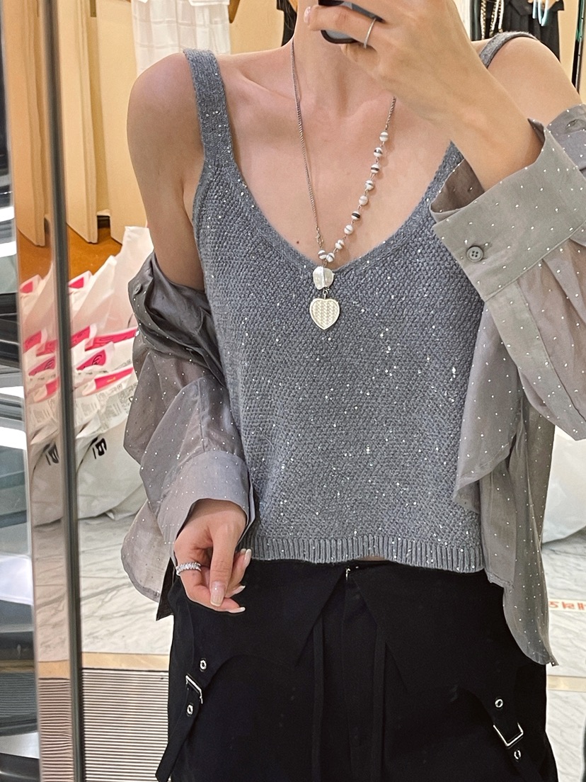 81 MARKET-L東大門㊣代購女裝新品熱賣時尚真品休閑吊帶背心81 MARKET-L吊帶/背心