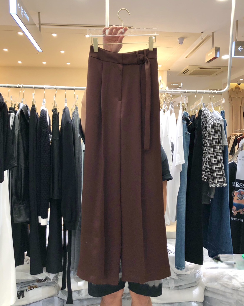 WORK SHOP東大門㊣直郵女士新款推薦人氣休閑熱賣時尚休閑褲Work_shop休閑褲圖色1
