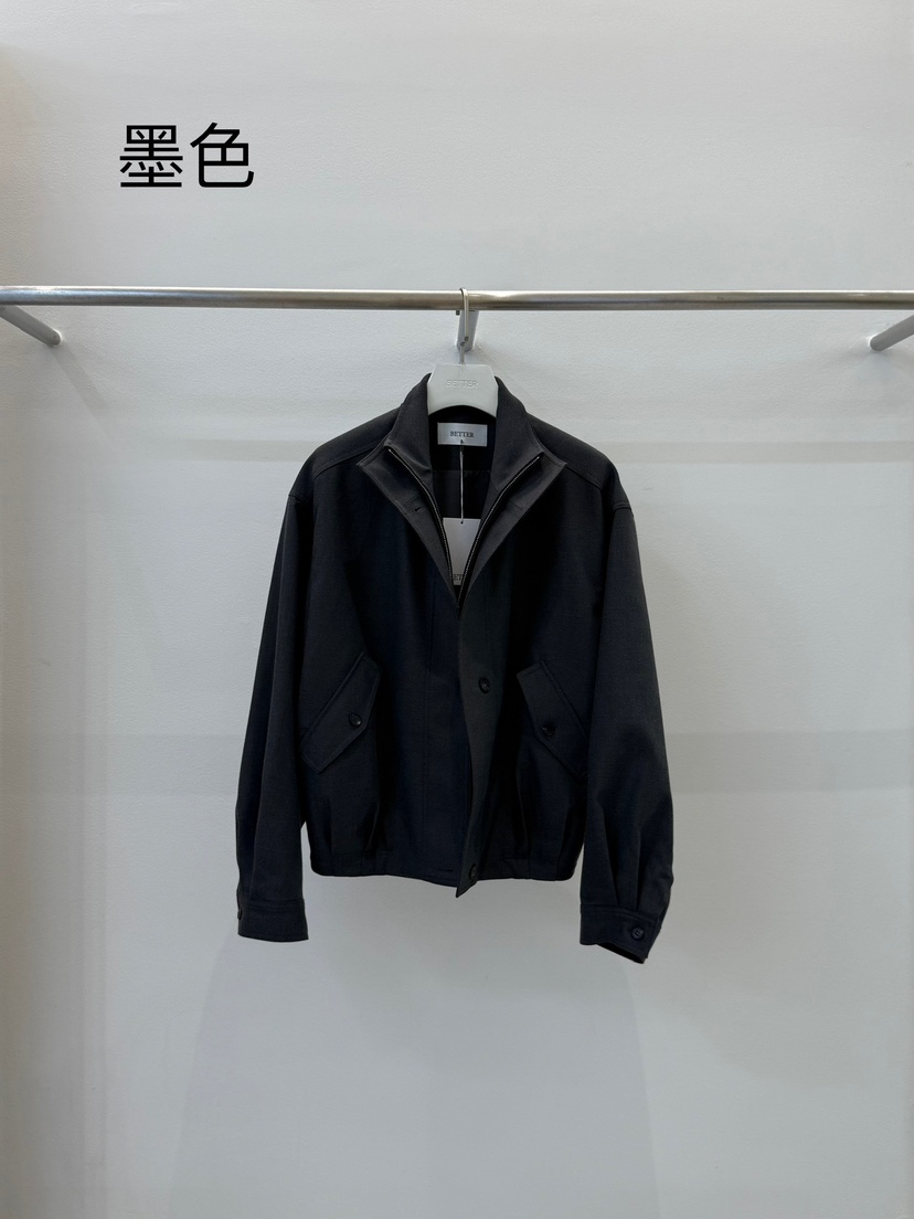 BETTER韓國直郵㊣女裝新品職業真品推薦時尚休閑熱賣25秋冬夾克BETTER夾克圖色2