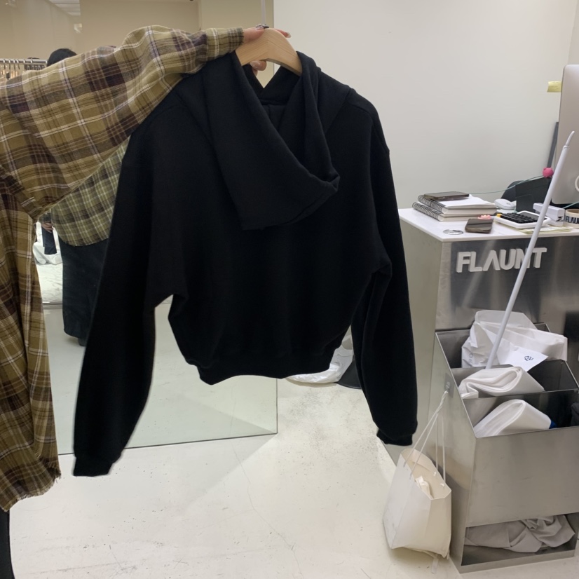 FLAUNT韓國直郵㊣女裝新款時尚休閑推薦25秋冬熱賣真品衛衣FLAUNT衛衣
