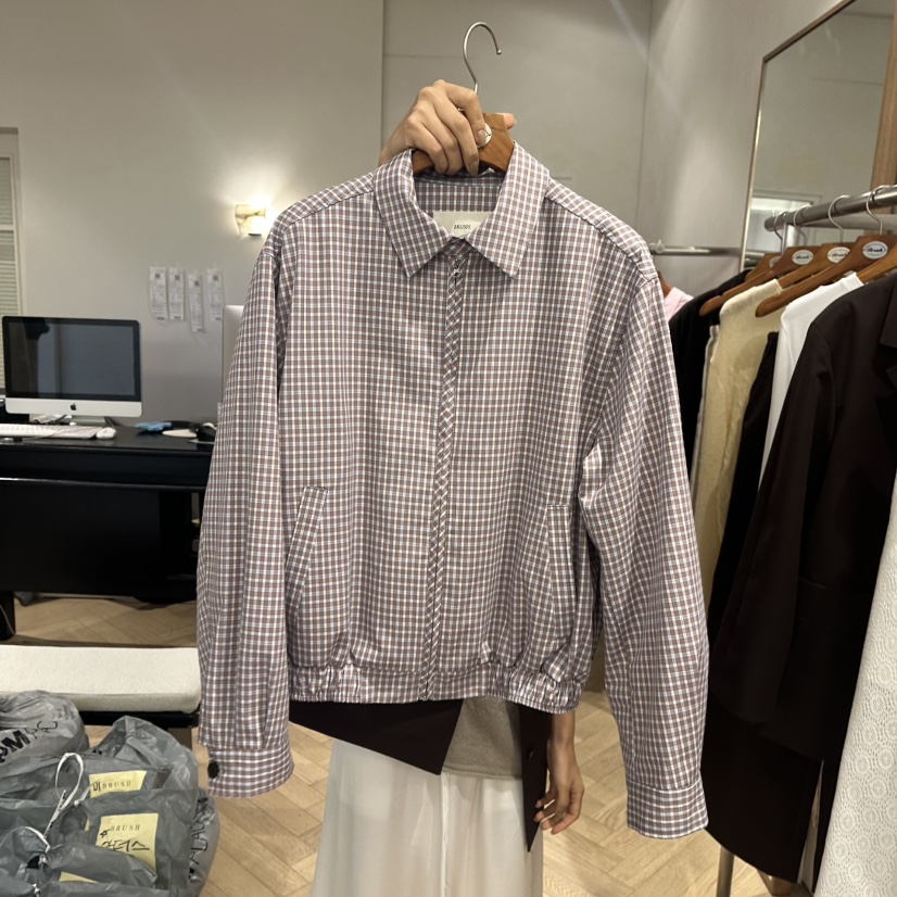 BRUSH-P東大門㊣實拍女裝新品職業25秋冬人氣真品休閑夾克BRUSH-P夾克圖色1