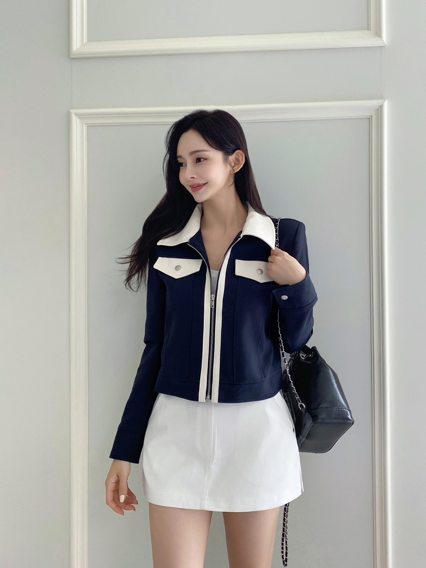 CLOTH韓國代購㊣女裝新品25秋冬休閑真品時尚推薦人氣職業夾克CLOTH夾克