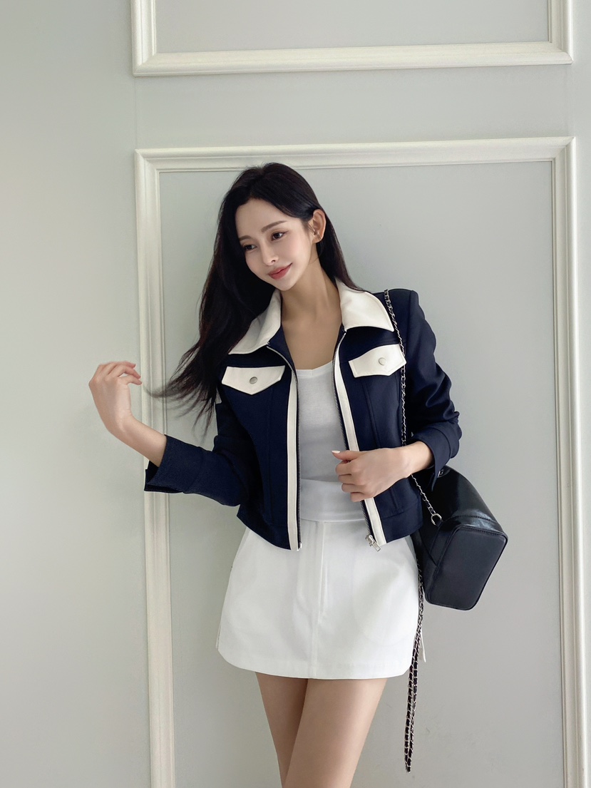 CLOTH韓國代購㊣女裝新品25秋冬休閑真品時尚推薦人氣職業夾克CLOTH夾克