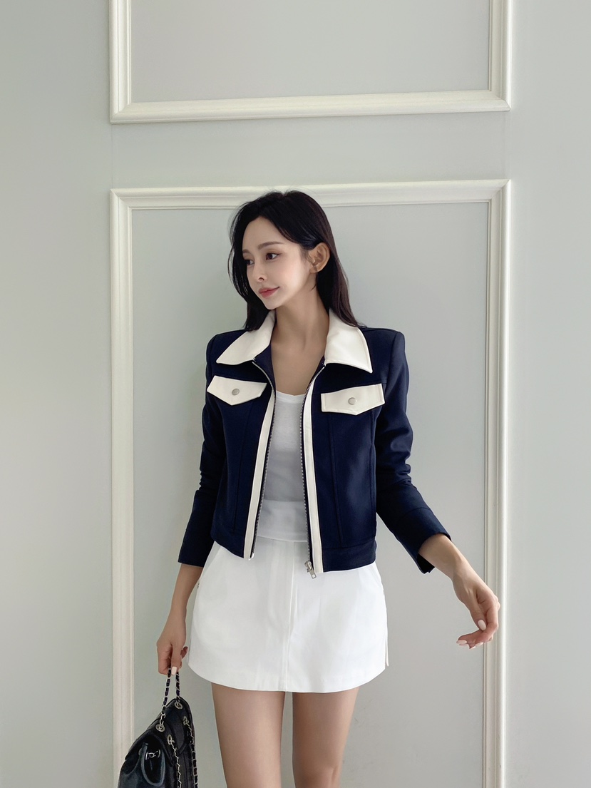 CLOTH韓國代購㊣女裝新品25秋冬休閑真品時尚推薦人氣職業夾克CLOTH夾克