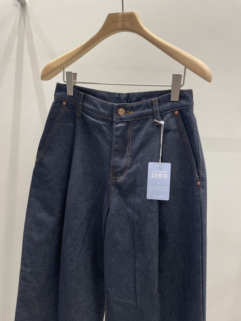 KINOA東大門㊣代購女士新品職業25秋冬時尚真品推薦休閑牛仔褲KINOA牛仔褲
