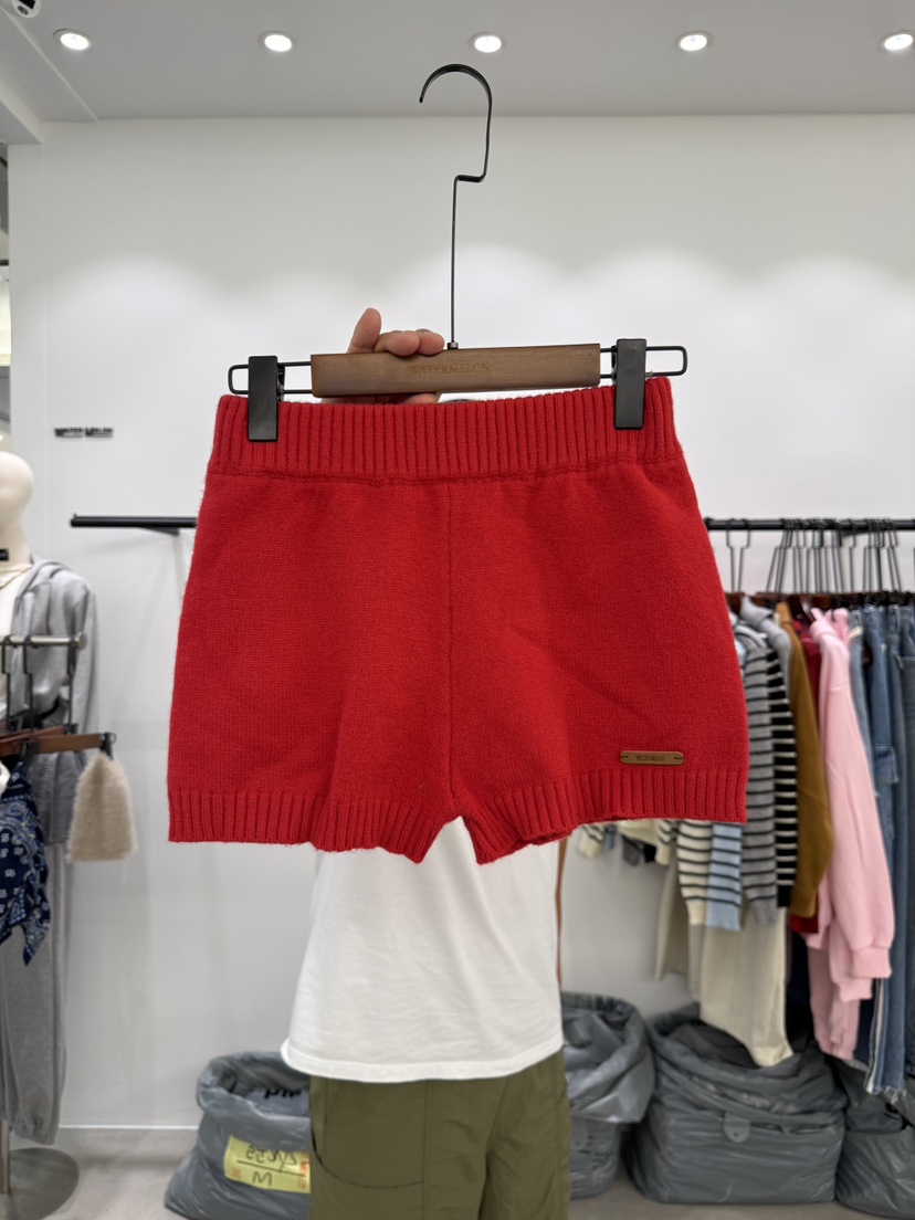 WATERMELON東大門㊣直郵女士新品25秋冬人氣推薦休閑時尚短褲WATER MELON短褲圖色3