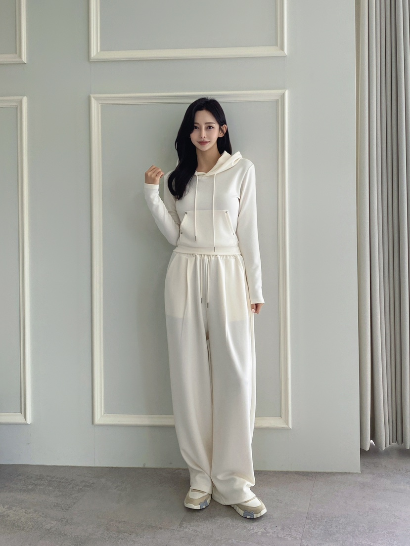 CLOTH東大門㊣實拍女裝新款人氣推薦時尚25秋冬套裝連帽衫套裝CLOTH套裝