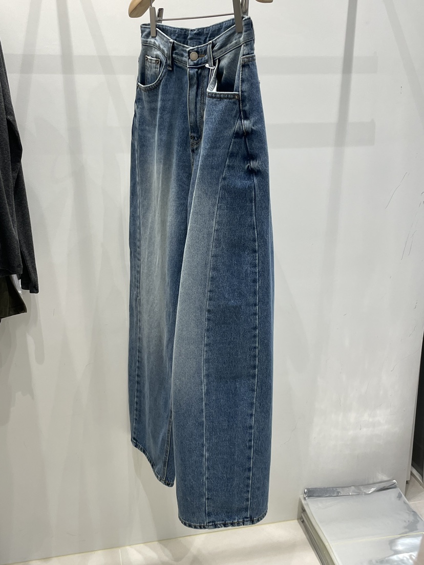 KINOA東大門㊣代購女裝新品熱賣時尚推薦25秋冬人氣真品牛仔褲KINOA牛仔褲