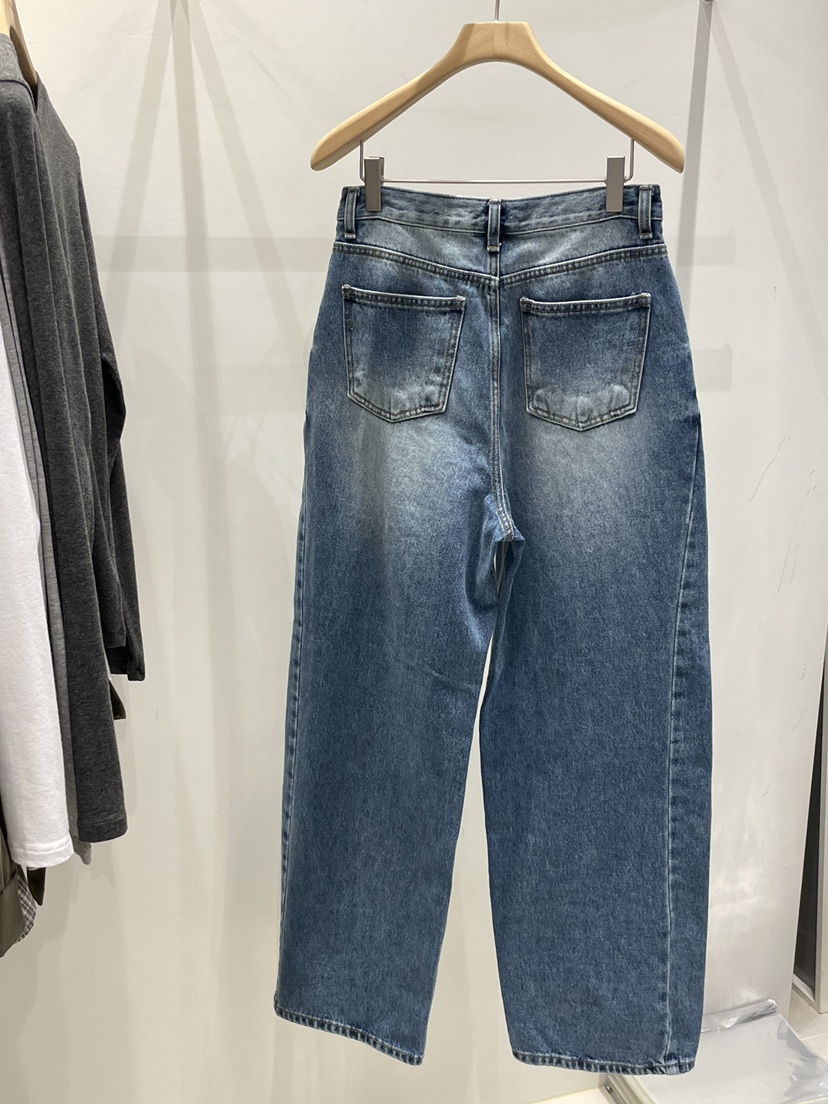 KINOA東大門㊣代購女裝新品熱賣時尚推薦25秋冬人氣真品牛仔褲KINOA牛仔褲