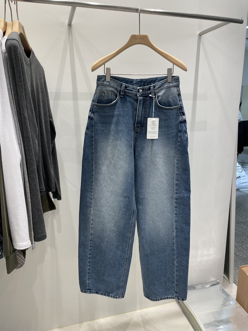 KINOA東大門㊣代購女裝新品熱賣時尚推薦25秋冬人氣真品牛仔褲KINOA牛仔褲圖色1