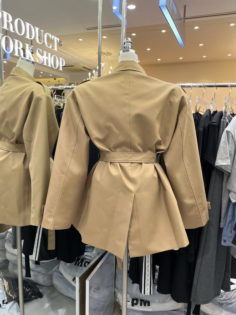 WORK SHOP韓國代購㊣女裝新款熱賣真品推薦人氣夾克含腰帶Work_shop夾克