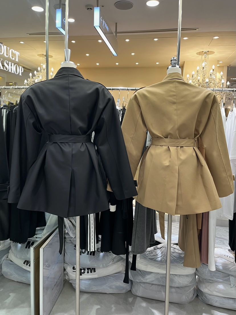 WORK SHOP韓國代購㊣女裝新款熱賣真品推薦人氣夾克含腰帶Work_shop夾克