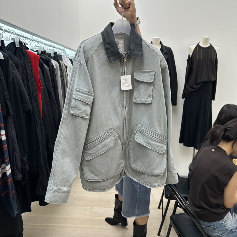 MAINT韓國直郵㊣女士新款25秋冬人氣職業熱賣真品時尚休閑夾克MAINT夾克圖色3