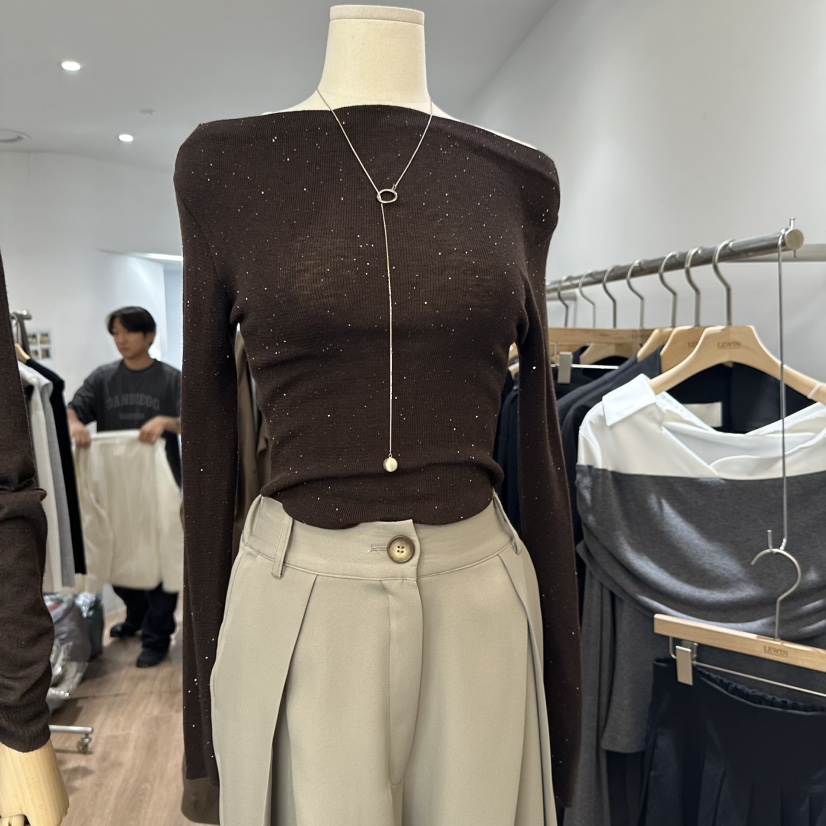 LEWIN韓國直郵㊣女士新品真品時尚職業休閑熱賣25秋冬針織衫LEWIN針織衫圖色4