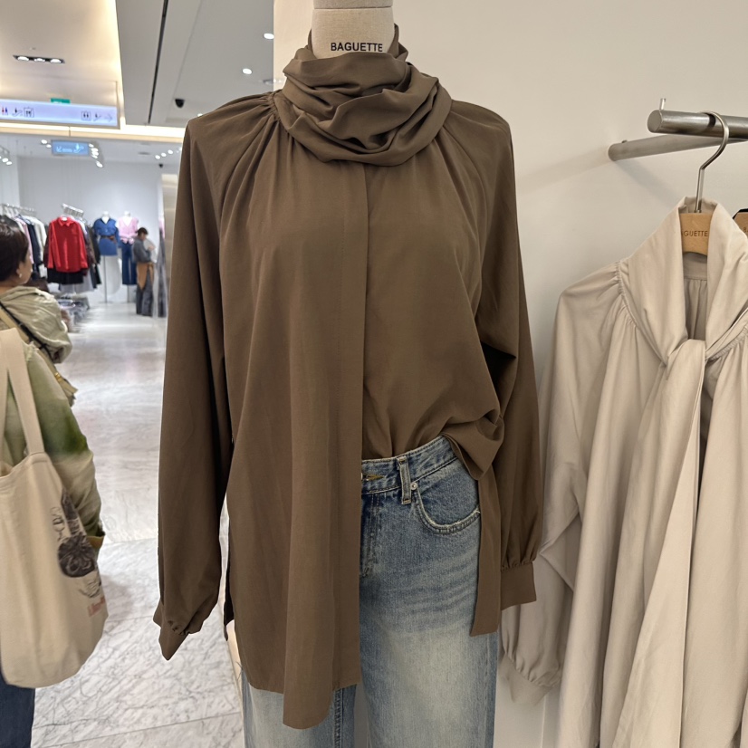 BAGUETTE-P韓國代購㊣女士新品真品時尚休閑職業襯衫蕾絲衫BAGUETTE-P襯衫/蕾絲衫