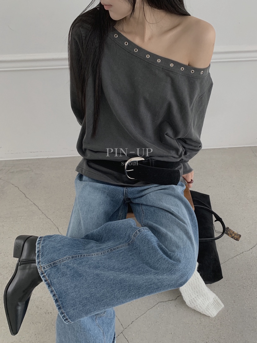 PIN-UP東大門㊣代購女裝新款時尚真品熱賣推薦職業休閑衛衣PIN-UP衛衣
