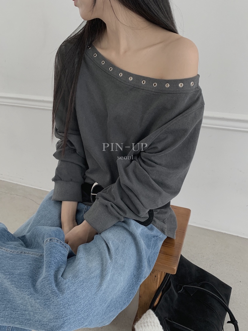 PIN-UP東大門㊣代購女裝新款時尚真品熱賣推薦職業休閑衛衣PIN-UP衛衣
