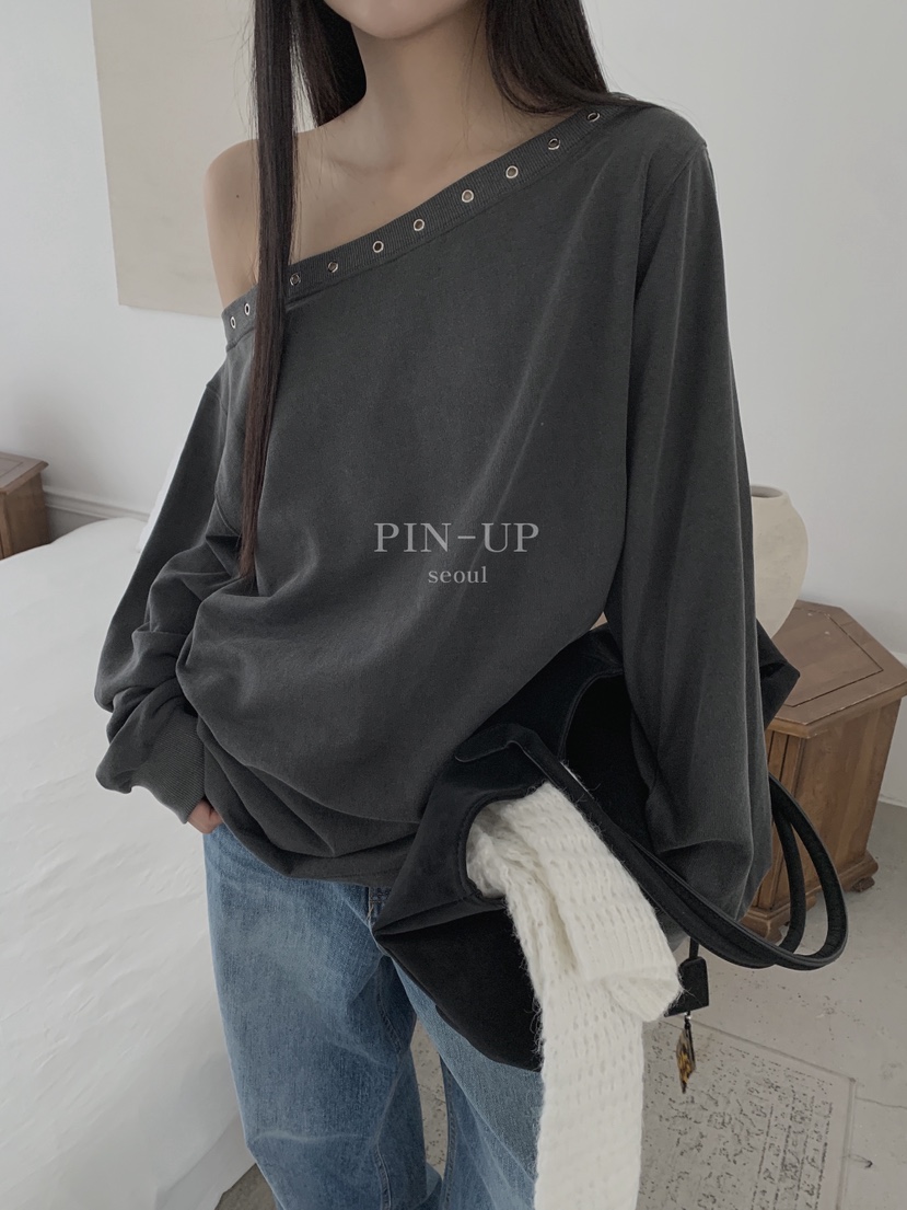 PIN-UP東大門㊣代購女裝新款時尚真品熱賣推薦職業休閑衛衣PIN-UP衛衣
