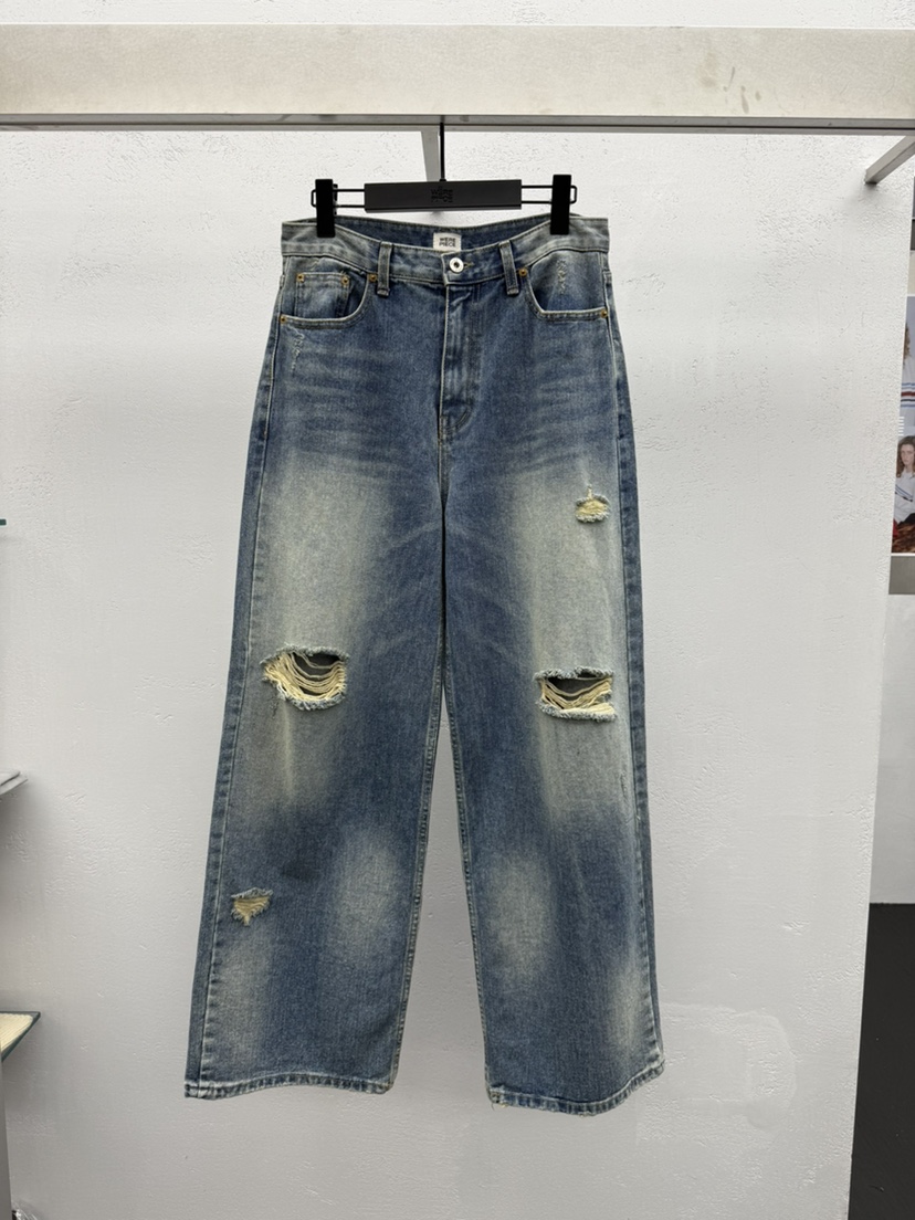 KARE/WEREPIECE東大門㊣代購女裝新品時尚25秋冬真品牛仔褲KARE/WEREPIECE牛仔褲