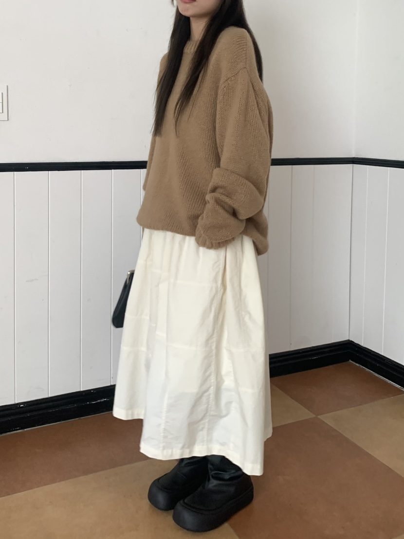 PEBBLE東大門㊣實拍女士新品真品人氣休閑熱賣推薦25秋冬長裙PEBBLE/LAYER長裙