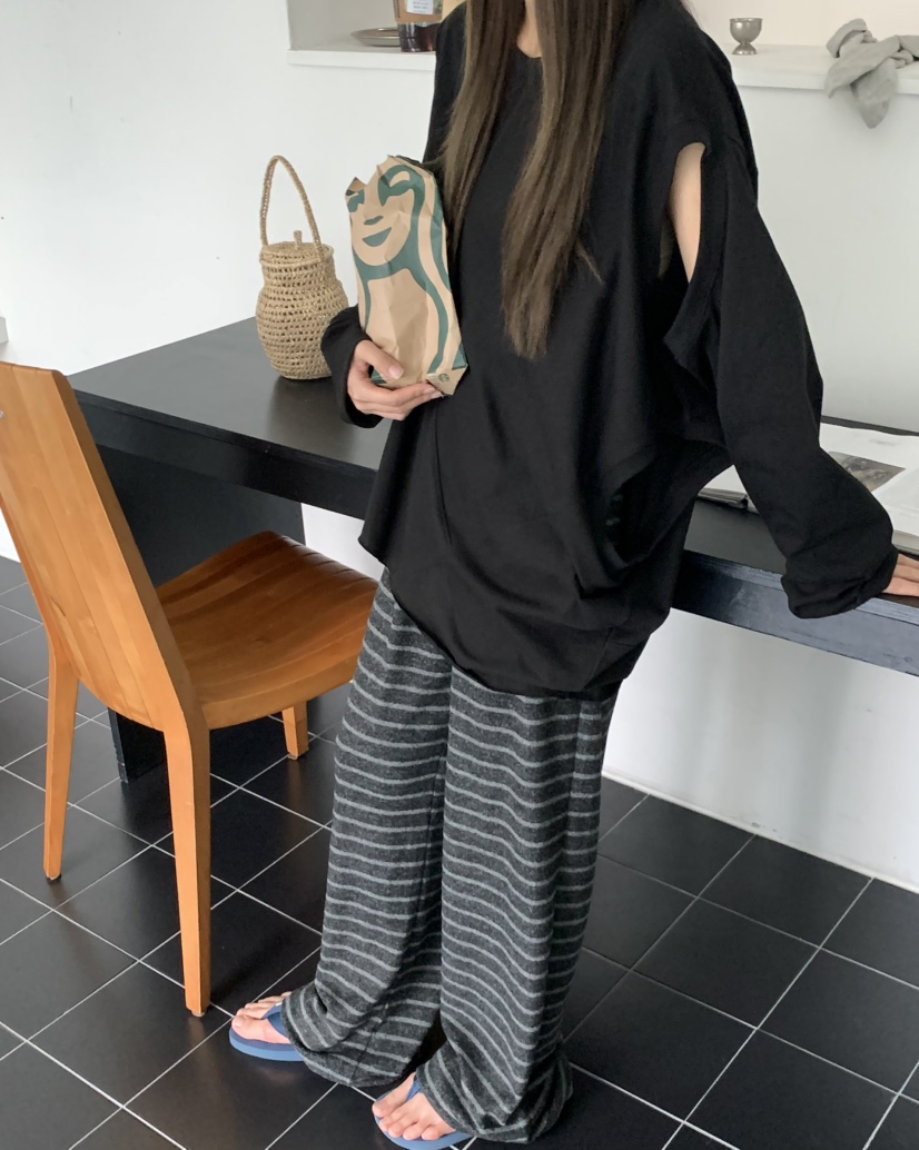 PEBBLE東大門㊣實拍女裝新品推薦職業時尚休閑真品人氣休閑褲PEBBLE/LAYER休閑褲