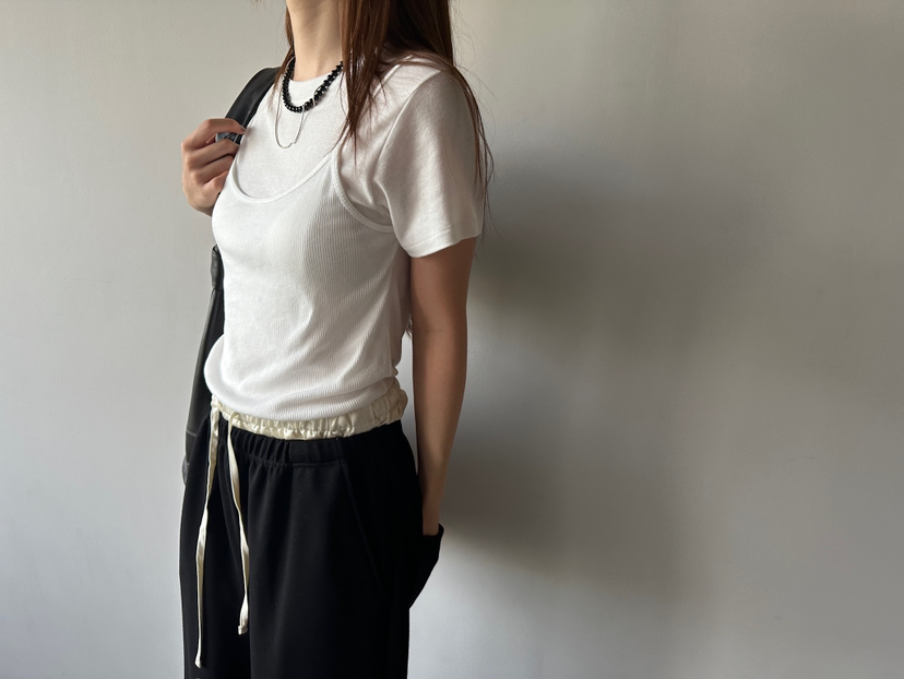 UNBOUND韓國代購㊣女士新品25秋冬真品時尚T恤假兩件棉質雙層UNBOUNDT恤
