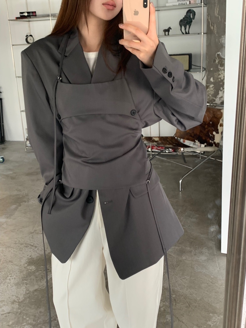 UNBOUND東大門㊣直郵女士新品職業休閑真品時尚25秋冬吊帶背心UNBOUND吊帶/背心