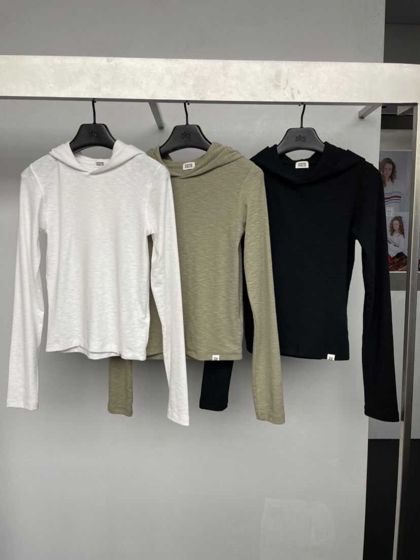 KARE/WEREPIECE東大門㊣代購女士新品時尚長袖T恤修身兜帽KARE/WEREPIECE長袖T恤