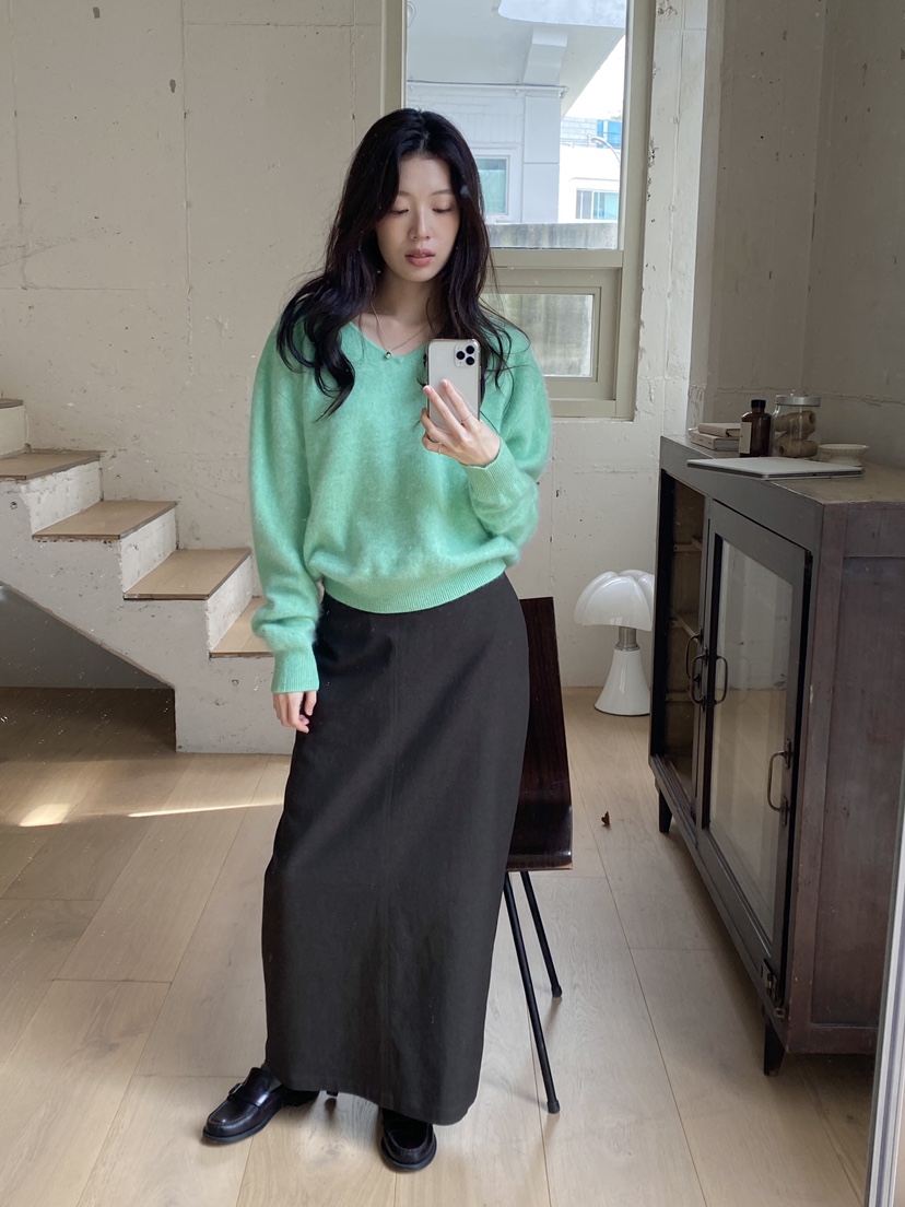 ERUME韓國代購㊣女士新款職業人氣時尚熱賣推薦休閑真品針織衫ERUME針織衫