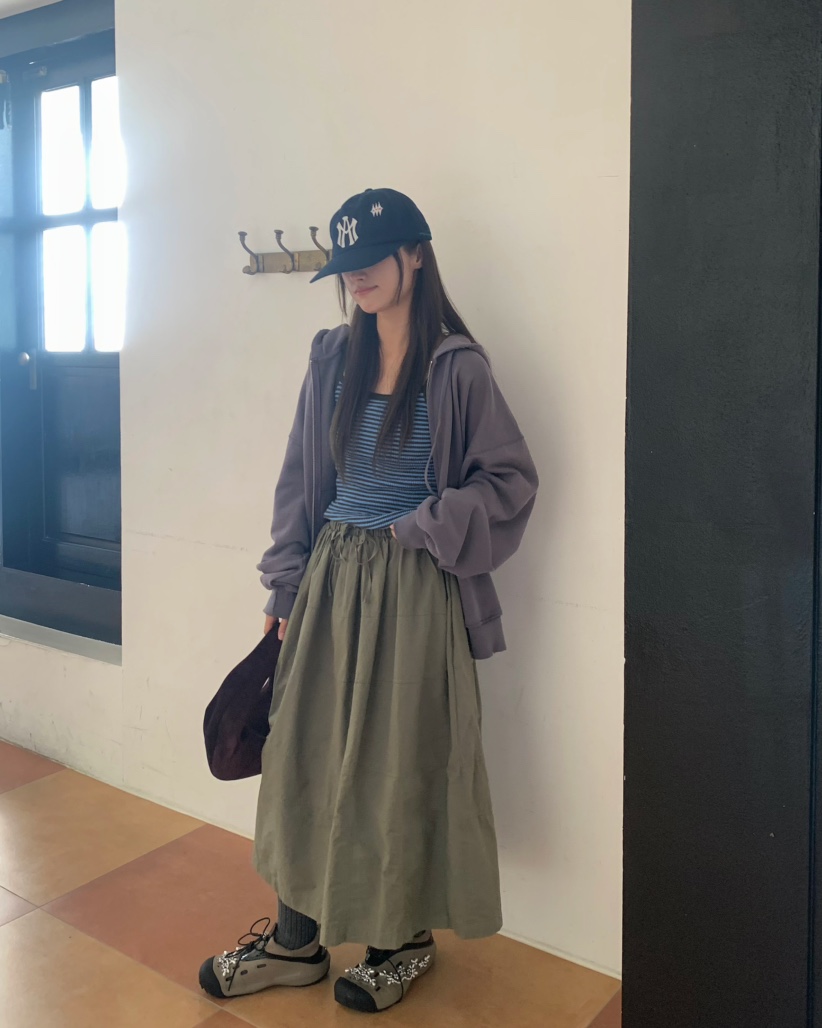 PEBBLE東大門㊣直郵女士新品人氣25秋冬熱賣夾克連帽拉鏈衫PEBBLE/LAYER夾克